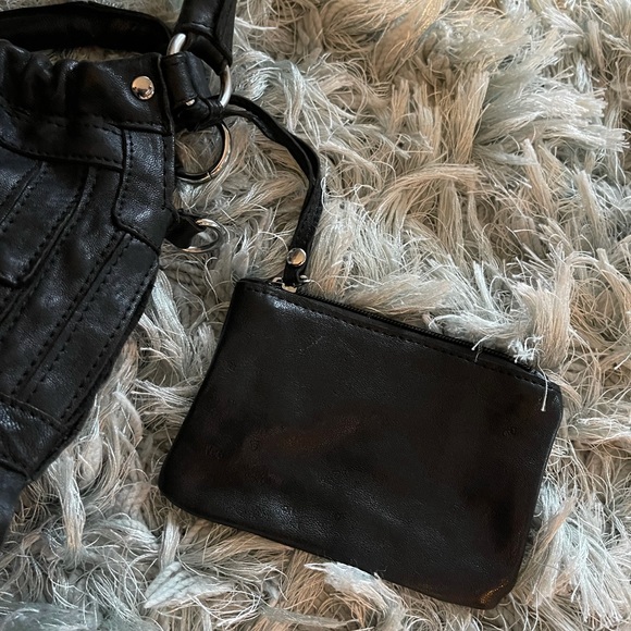 APC Black & Silver Studded Leather Bag - Picture 7 of 9